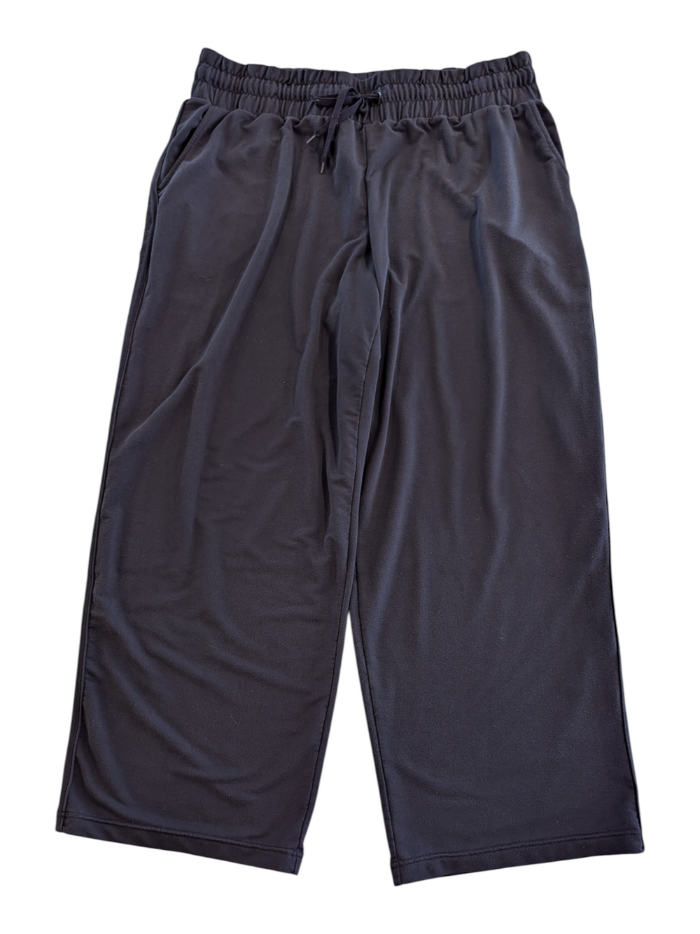Mondetta Black Wide-Leg Pull-On Pants